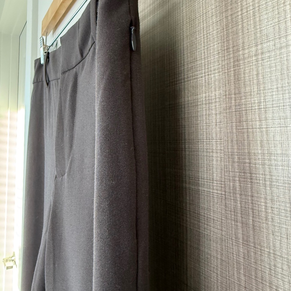 NWT Frame Espresso Brown Le Crop Mini Boot Trouser Pants Size 6 - Picture 6 of 14